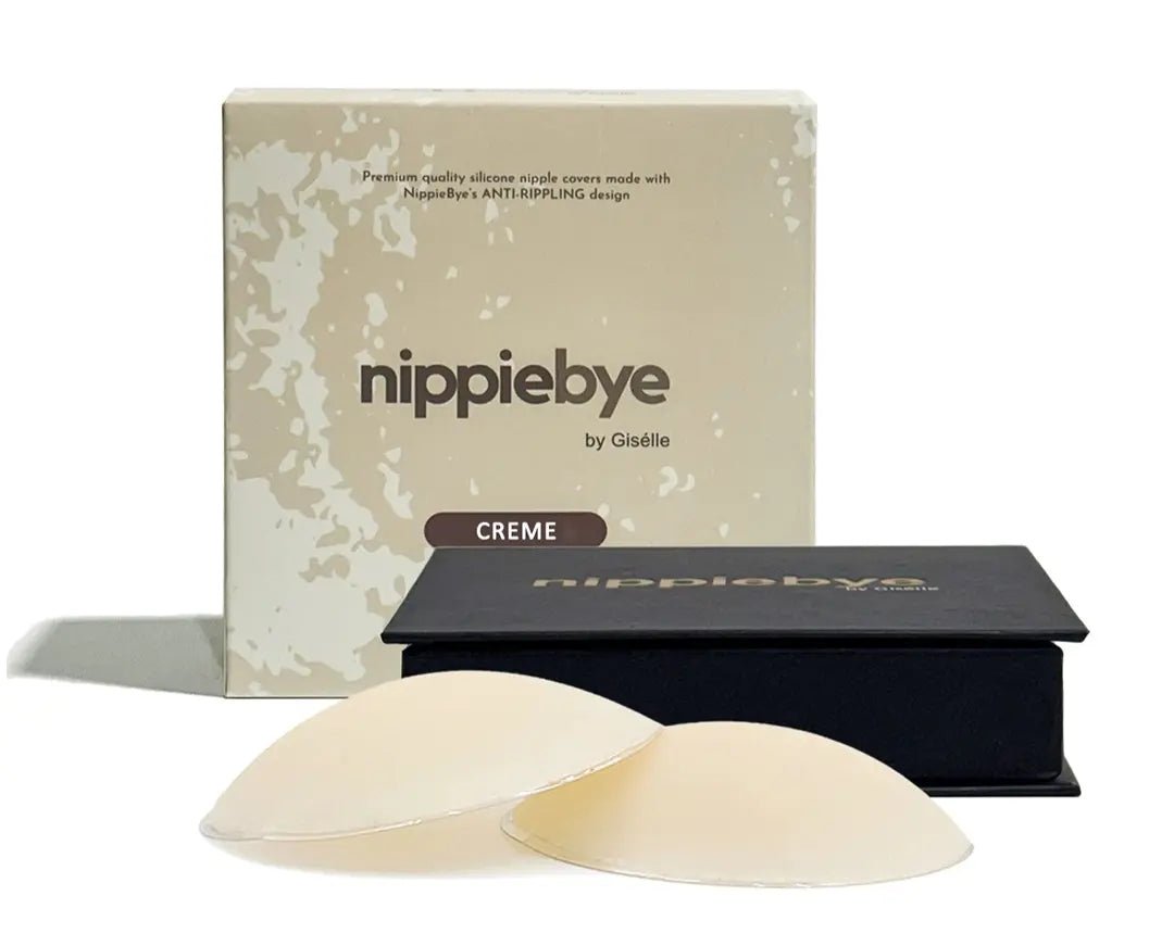 Creme nipple cover - white